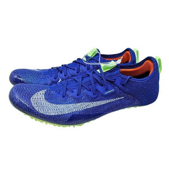 NEW Nike 13 Zoom Superfly Elite 2 Track and Field Shoes Cleats Spike racer Blue - Picture 1 of 6